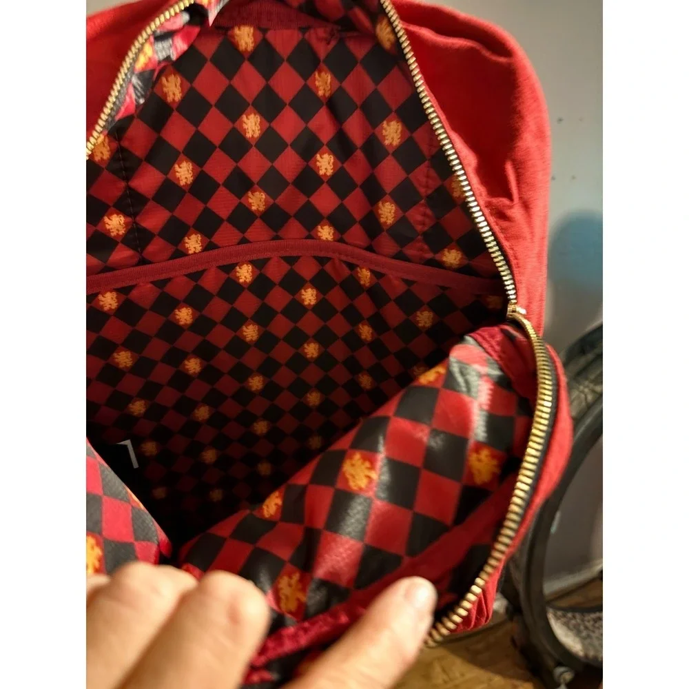 Back To School Backpack - Gryffindor!  Maroon, with Patch 14x 14x4